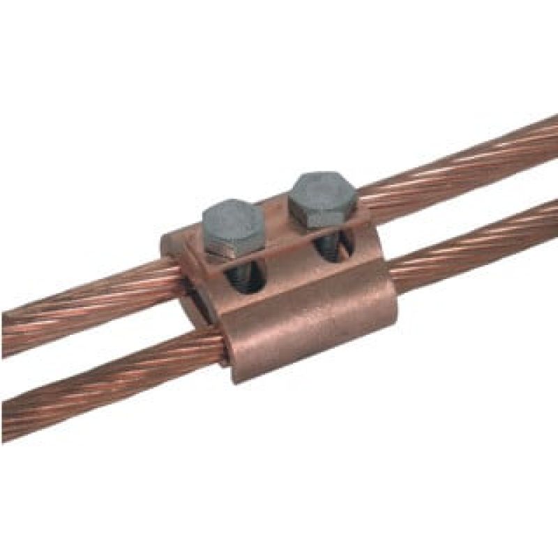 25MM-185MM COPPER PARALLEL GROOVE CONNECTORS WITH THREE BOLT&NUT (COPPER LINE TAP)
