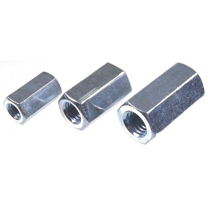 M8 BZP STUDDING CONNECTOR (NUT)